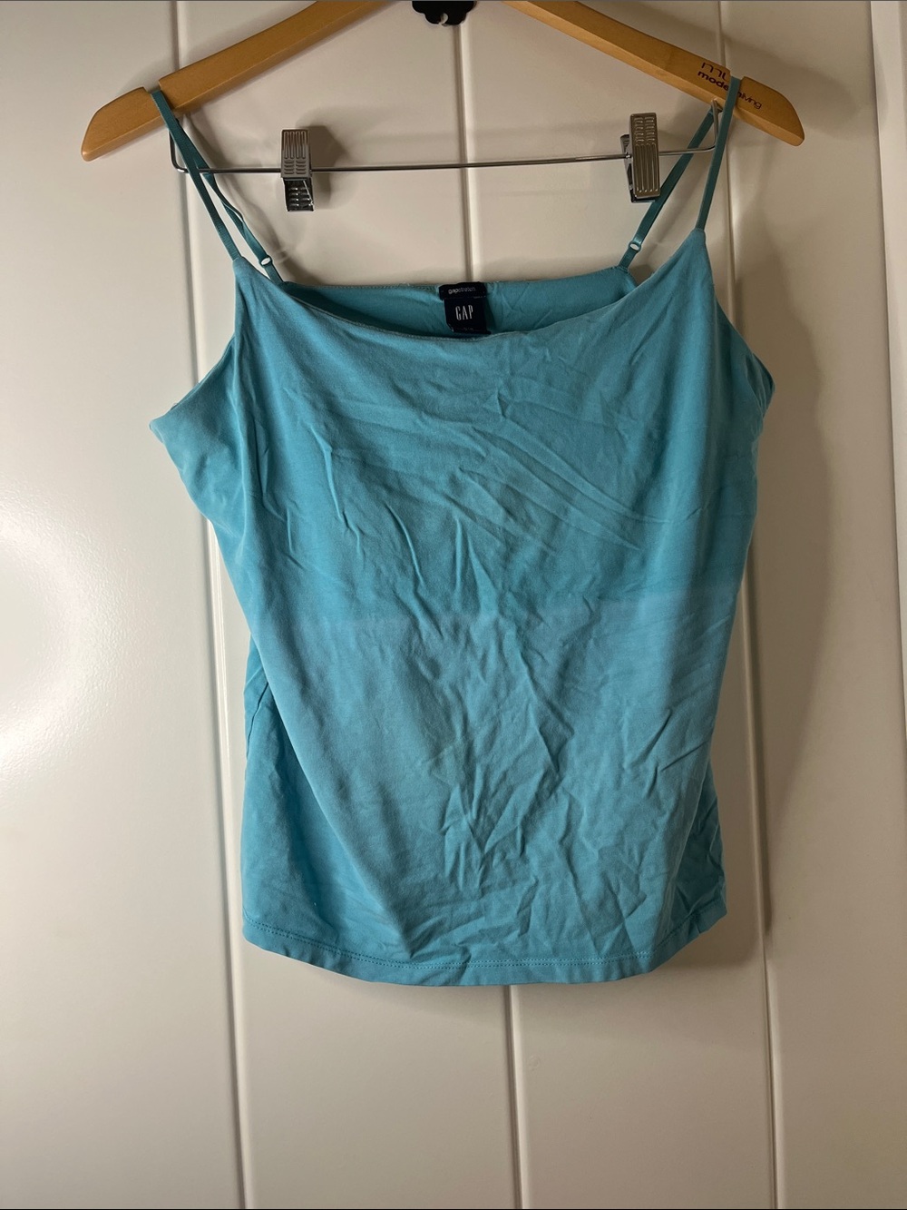 GAP Women's Aqua Blue Spaghetti Strap Camisole